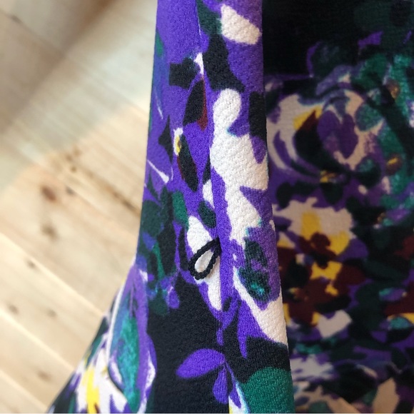 Kasper || Multicolored Artistic Midi Dress - Picture 3 of 7